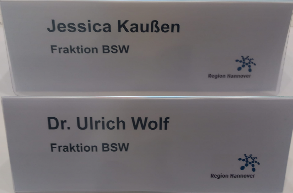 Bericht der BSW-Fraktion zur Regionsversammlung vom 17.9.2024